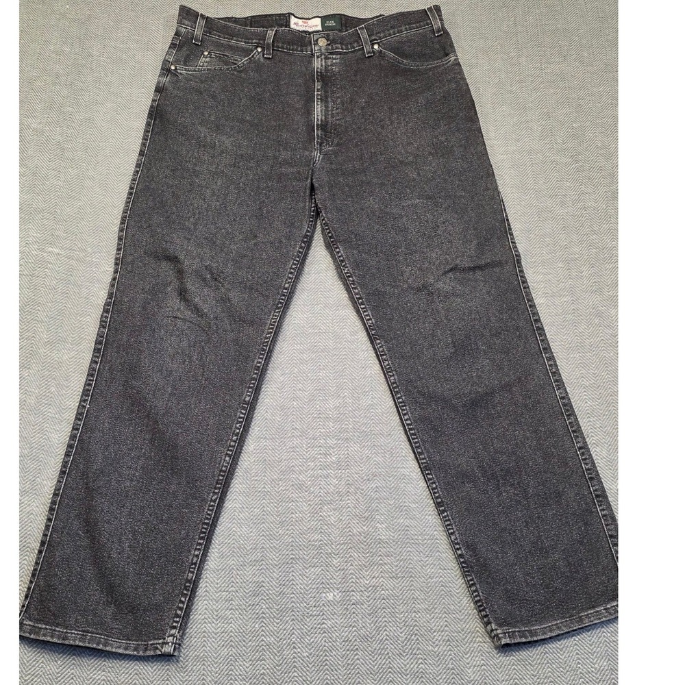 Levi‎ Strauss Signature 540 Flex Denim Mens Jeans Black Gray W38 L31 Regular Fit